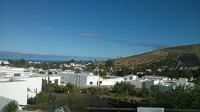 Vue du village depuis Calle la Cruz