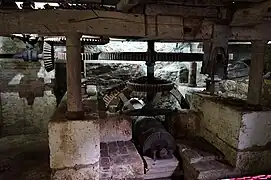 mécanisme à l'intérieur.