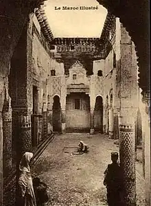 Médersa mérinide de salé en 1910