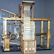 Maquette de la machine de Jacquard.