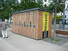 Photo d'une consigne Box MétroVélo.