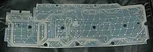 Membrane d'un clavier moderne à membrane.