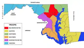 Carte de l'organisation