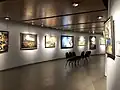 La galerie d'art.