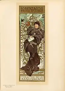 Affiche par Alfons Mucha.
