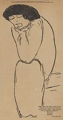 Madame Lucie Delarue-Mardrus par Jean Cocteau