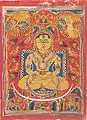 Mahāvīra, enluminure du folio du Kalpasutra, vers 1472.