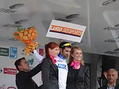 Geoffrey Soupe remporte le prix de l'exploit du jour.