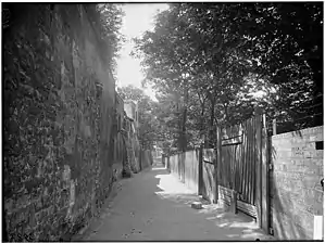 La rue Saint-Vincent vers 1900.