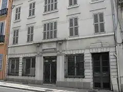 La maison natale au 32 boulevard de la Liberté.