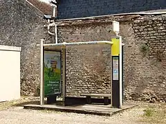 L'abribus du conseil général.