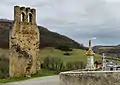 Eglise ruinée du cimetière de Malléon en Ariège
