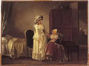 La Visite à la convalescente, Paris, musée Cognacq-Jay.