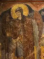 Détail d'une fresque.