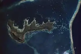 Vue satellite de la NASA.