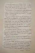 Manuscrit de la "Manière de montrer Meudon" page 2