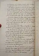 Manuscrit de la "Manière de montrer Meudon" page 4