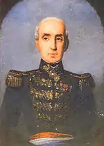 Manuel Blanco Encalada, Palacio de la Real Audiencia de Santiago (en).