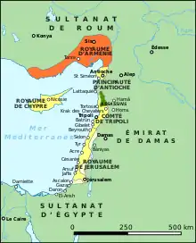 États latins en 1229 et 1240.
