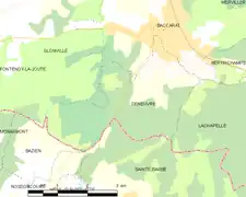 Carte de la commune.