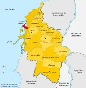 Image illustrative de l’article Archidiocèse de Carthagène des Indes