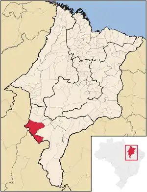 Localisation de Carolina