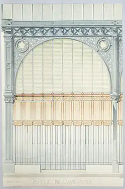 Détail d'une des travées.