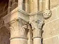 Bas-côté sud, 3e travée, chapiteaux au sud-est.
