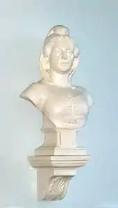 Marianne, buste dans une école française.