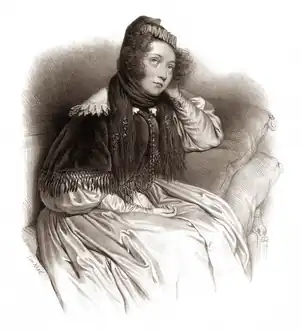 Portrait de Marie Dorval (avant 1840).