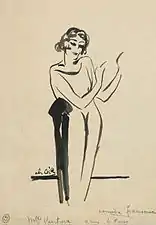 Marie Ventura dans “Le Passé” à la Comédie-Française (1921).