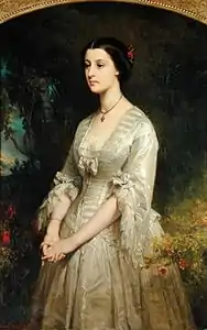 Marie Valentine du Val de Bonneval (1833-1885), épouse du 3e duc de Cadore.