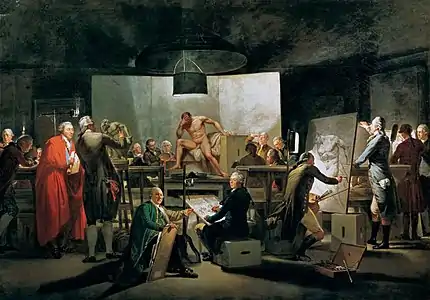 L'Académie de Vienne, 1787Académie des beaux-arts de Vienne