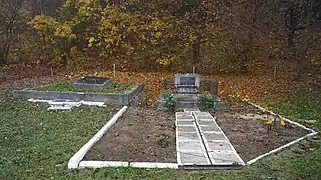Mémorial au massacre du Ghetto de Rohatyn.
