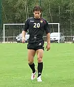 Photo de Mathieu Coutadeur au Mans en août 2009.