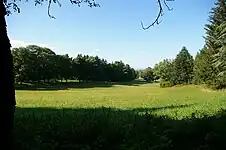 Vue du parc de Maubourg.