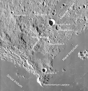 Image illustrative de l'article Maupertuis (cratère)