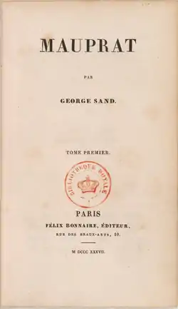 Image illustrative de l’article Mauprat (roman)