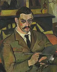 Suzanne Valadon, Portrait du peintre Maurice Utrillo, 1921, Paris, musée de Montmartre.