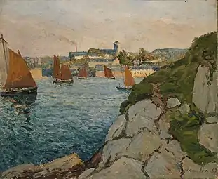 Douarnenez au soleil couchant, 1897Art Institute of Chicago