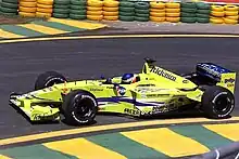 Photo de la Minardi M02 de Gaston Mazzacane