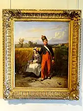 Les Amoureux dans les blés, 1842, Meaux, musée Bossuet.