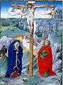 Crucifixion, livre d'heures de Jan van Amerongen.