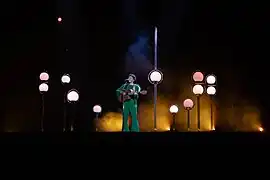 Melina Borglowe interprétant Min Melodi.