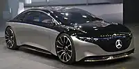Concept Vision EQS d'une longueur de 5,30 m, Salon de l'automobile de Francfort 2019.