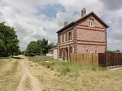 L'ancienne gare de Mercin-Pommiers à Mercin-et-Vaux