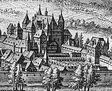 Simmern d'après Matthäus Merian en 1648