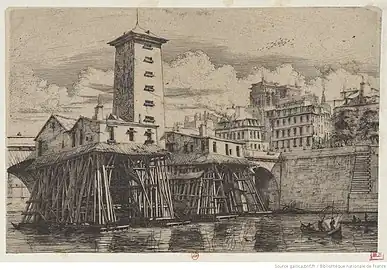 La Pompe Notre-Dame, 2e état, Paris, BnF.