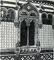 Bifora néo-gothique de l'architecte Gino Coppedè au Palazzo del Granchio, Messine (Italie)