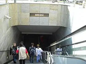 Entrée de la station.